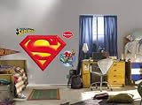 Fathead Superman Logo Wall Décor- 37Lx49W