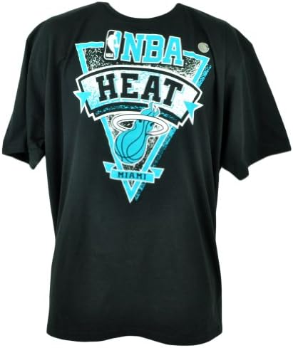 NBA Miami Heat Aqua Backboard Basketball Mens Tshirt Tee 2XLarge Black
