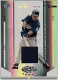 Sean Burroughs San Diego Padres 2004 Leaf Certified Materials Mirror Fabric White Baseball Card