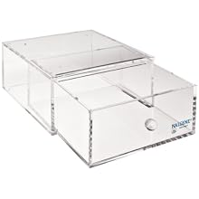 Nalgene 5832 Acrylic All-purpose Stackable Drawer For Lab Organizer, 4-1/2" Height x 9" Width x 9" Depth