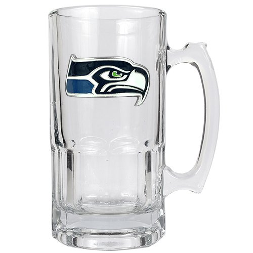 Seattle Seahawks NFL 32oz Beer Mug Glass