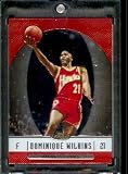 2006/07 Topps Finest #43 Dominique Wilkins Atlanta Hawks Basketball Card - Mint Condition - In Protective Display Case !