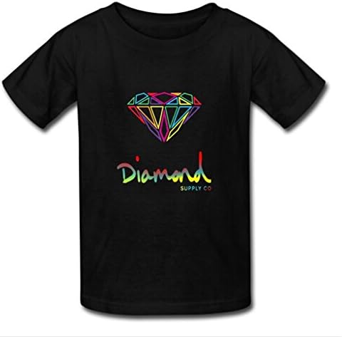 Nesth Diamond Supply Co Men's Short Sleeve Tee shirt Customized (USA Size) M Black