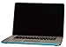 Macbook Pro Retina 15 inches Rubberized Hard Case for model A1395, GRAFICO Lotus Light Design with Blue Bottom Case, Come with Keyboard Cover
