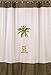 Avanti Linens Banana Palm Shower Curtain, Linen