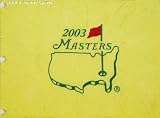 2003 Masters Golf Championship 18x13 Pin Flag