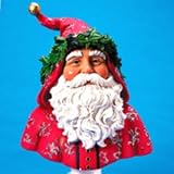  : 22in Red Robe Santa Bust