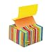 Post-it Notes Dispenser, Original Pop-up, 3 Inches x 3 Inches, Multicolored Strips, Assorted Neon Notes, Includes One Original Pop-up Refill, 200 Sheets (B330-BS)