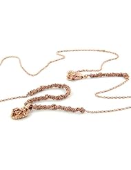 Blessed Jewelz Rose Gold Coral Necklace
