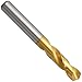 YG-1 D4107 High Speed Steel Stub Screw Machine Drill Bit, TiN Finish, Straight Shank, Slow Spiral, 135 Degree, 15mm Diameter x 111mm Length (Pack of 1)