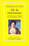 De la litterature