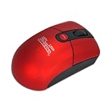 KlipX WlsOptMiniMouseRed 1600dpi 2.4Ghz USB rec