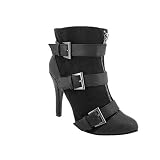 Benefit 3-buckle Zippered Booties by Qupid