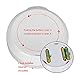 KEDSUM Rechargeable Lighted Makeup Mirror with Cover, LED Travel Mirror with Lights, Compact Vanity Mirror with Touch Screen Dimming, with a Magnification Pocket Spot Mirror