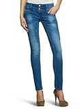 ONLY Damen Jeans 15076251 Slim Low Anemone Jeans Skinny / Slim Fit (R�hre) Hoher Bund