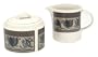 Mikasa Arabella Stoneware Sugar and Creamer Set