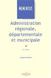 Revue Dalloz  / Administration régionale, départementale et municipale