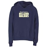 Sweatshirt Woman Navy Blue  Belgian Malinois Is My Best Friend  Dog