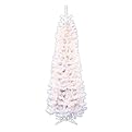Pre-Lit American Pencil Tree - White (7.5')