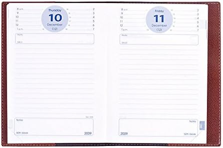 Quo Vadis Textagenda Academic August 2016 - July 2017 Compact Daily Planner One Day Per Page 4 3/4" x 6 3/4" Plain Edge Club Cover Made in USA (Lilac)