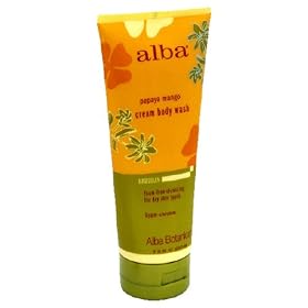 Alba Botanica Cream Body Wash, Papaya Mango, Hawaiian, 7-Ounces  (Pack of 3)