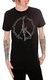 Bullets And Guns Peace Sign T-Shirt