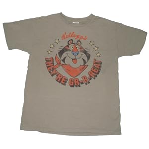 TS171 Frosted Flakes Tony the Tiger They're Gr-r-reat Junk Food T-Shirt