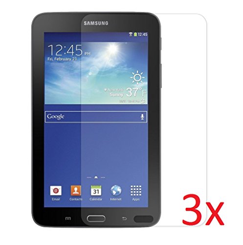 eTECH Collection 3 Pack of Crystal Clear Screen Protector for Samsung Galaxy Tab 3 Lite T111 (Samsung Galaxy Tab 3rd Generation 7 Inches Lite Model) -- NOTE: Lite model