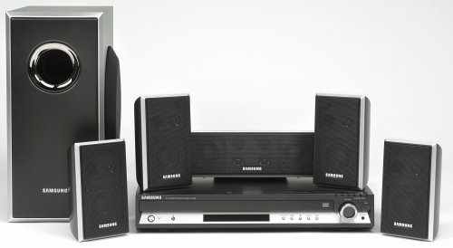 Electronics: Samsung HT Q80 XM Ready Five Disc DVD Changer Home Theater System  5.1 Channel 