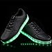Z-joyee Unisex Women Men USB Charging LED Sport Shoes Flashing Fashion Sneakers [Men Size]