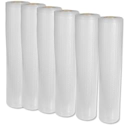 11 vacuum sealer rolls. Fits Tilia FoodSaver, 6 pack.