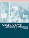 Activity Analysis: Application to Occupation