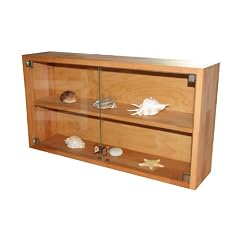Dekorative Vitrine aus Echtholz (Buche ge�lt), Setzkasten, Glasvitrine, Schaukasten, H�ngeschrank