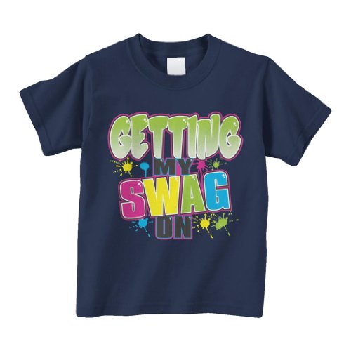 Threadrock ‘Getting My Swag On’ Toddler T-Shirt 3T Navy