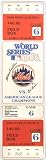 Bill Buckner and Mookie Wilson Autographed 1986 World Series Mega Ticket