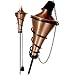 Strathwood Set of 2 Garden Stake Cone Lanterns with Brushed Copper Finish