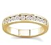 18k Yellow Gold Channel-Set Diamond Band (G/VS2, 1/2 ct. tw.)
