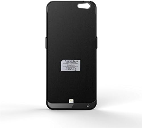 Mobilitivity® Ultra Thin Charging Case Protective Charging Pad Battery Case for Iphone 6 Plus 5800mah (Black)