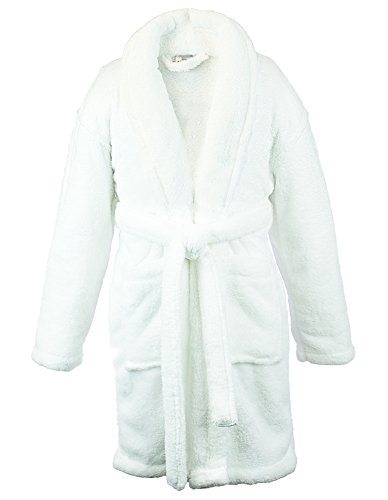 Kids Microfiber Fleece Shawl Robe - Girls