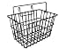 Pyramid Lift Off Bicycle Basket, 14.5" x 8.5" x 7" (White)