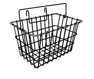 Buy Pyramid Lift Off Bicycle Basket, 14.5 x 8.5 x 7 (White) by Pyramid