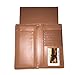 2015 Cross Men's Collection Concho Tooled Leather Bifold Wallet. Extra Checkbook. Brown