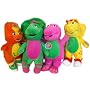 Barney and Friends BABY BOP BJ RIFF DINOSAURS 4pc Plush Doll Set