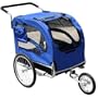Blue Dog Bike Trailer / Stroller Combo