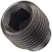 Black Oxide Alloy Steel Set Screw, Hex Socket Drive, Dog Point, 1/2"-13, 5/8" Length (Pack of 25)