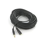 50' Gold Headphone Extension Cord Cable Stereo 3.5mm 1/8