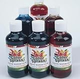 8 - Oz. Color Splash ! Liquid Watercolor Paint ( Pack of 6 ) - B000GPRO0I
