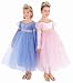 Beautiful Blue Glitter Gown for Dress-Up, Wedding Flower Girl and More! (Tiara not included)