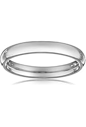 Women's 10k Gold Comfort-Fit Plain Wedding Band (3 mm)