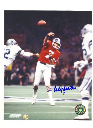Craig Morton Autographed Denver Broncos 8x10 Photo